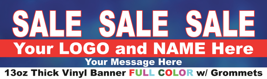Outdoor 3 X 10 Store Closing Sign 13oz Vinyl Full Color Banner Hemmed /& Grommets Indoor